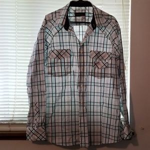 Men's Rocawear Plaid button up
